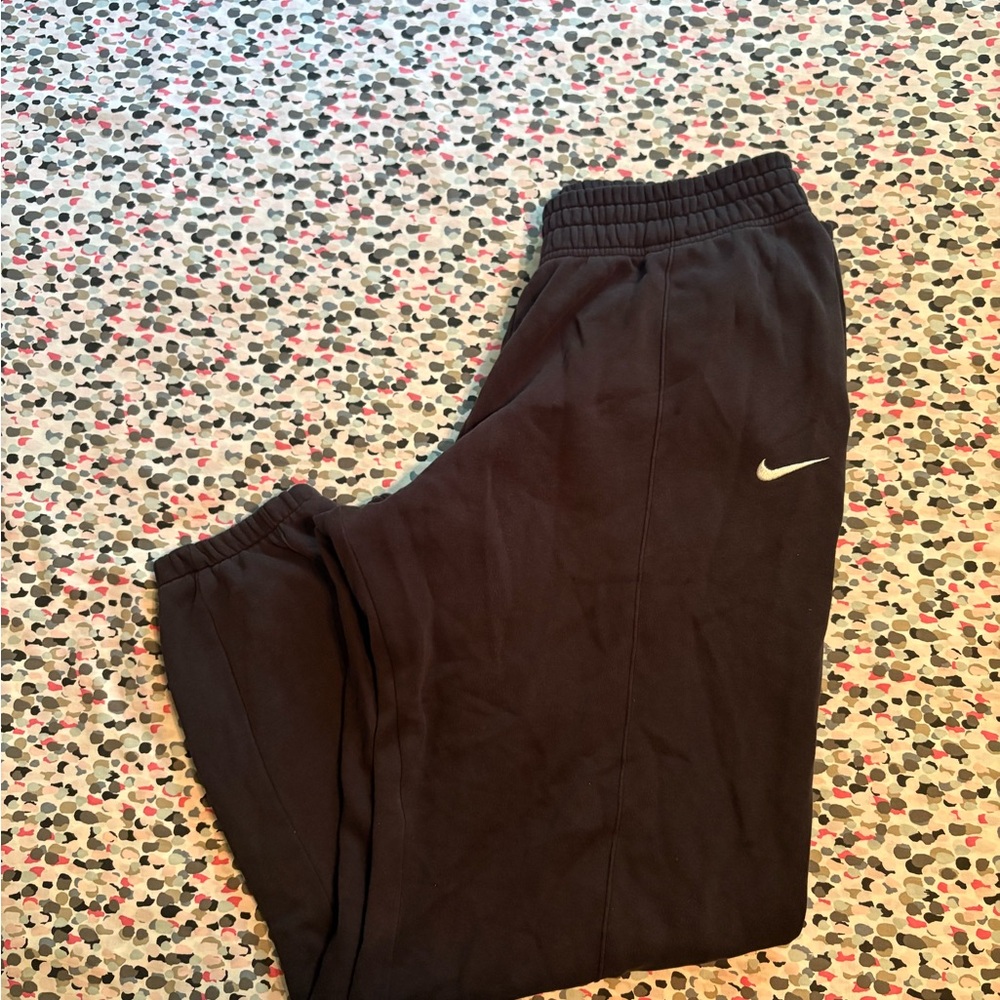 Nike Black Joggers with White Logo